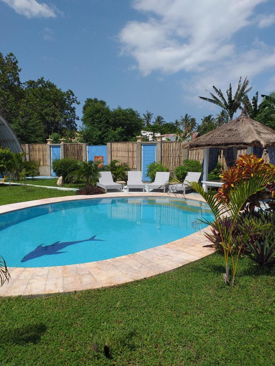 Casa Azzurra Panzió Gili Air Kültér fotó